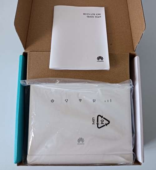 HUAWEI CPE B315s 4G LTE Router + Battery for loadshedding