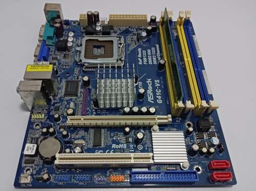 ASRock G41C-VS Socket 775 DDR2 / DDR3 motherboard