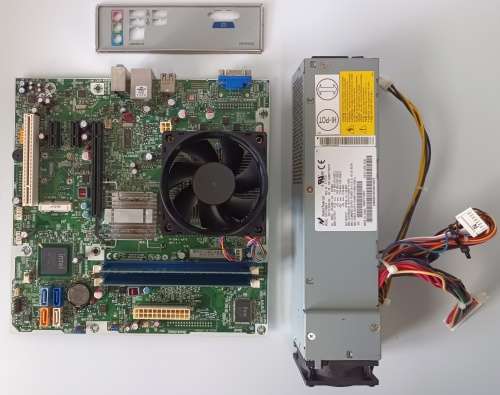 HP H-IG41-uATX Motherboard + Intel E5700 CPU + HP 2GB DDR3 RAM + Power Supply