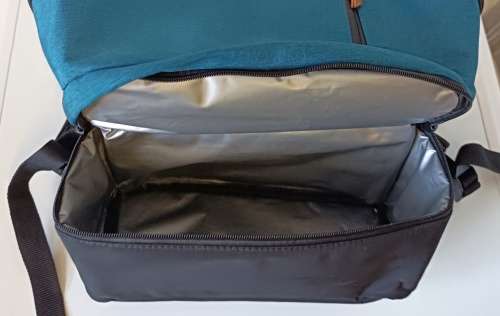Typo backpack with insulated lunch box section - Like New !