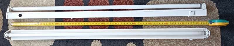 2 X 4ft 1.2m T8 fluorescent lights | Complete | SABS approved | 36W Osram Cool White tube