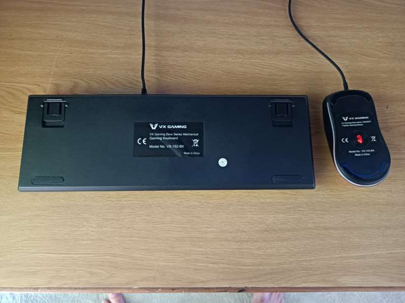 VX Gaming Keyboard and Mouse | RGB, 12000 DPI, Tenkeyless, Mechanical Switches