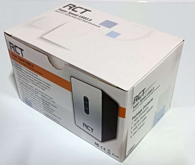 RCT 10TB external hard drive