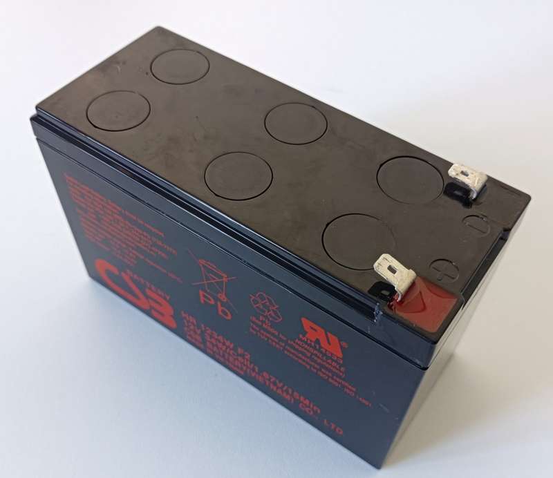 CSB HR1234W F2 Battery - 12V / 34W / 9AH - UPS / Alarm battery