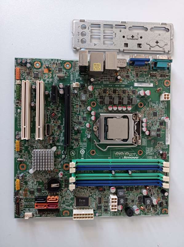 Lenovo motherboard with i5-2500 and Acer motherboard with E2160 - CPUs work - boards untested