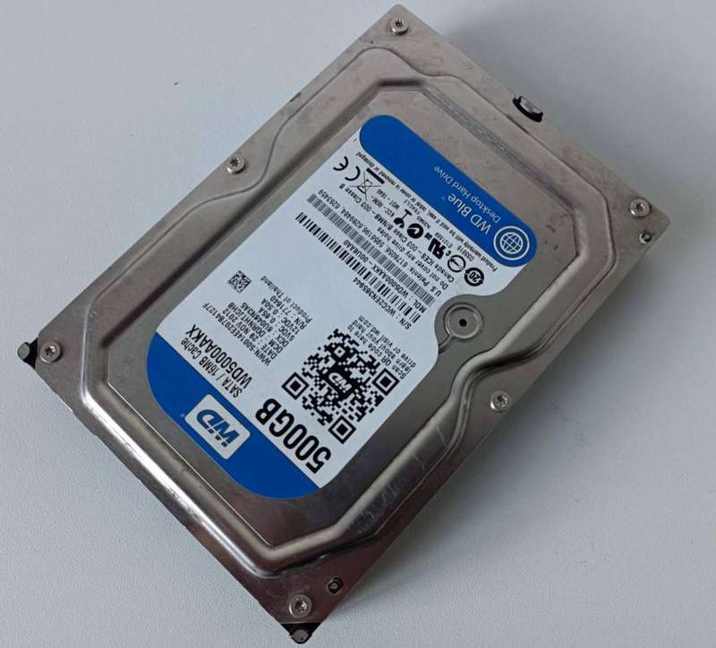 Western Digital 500GB SATA Hard Drive WD5000AAKX Fast 7200 RPM