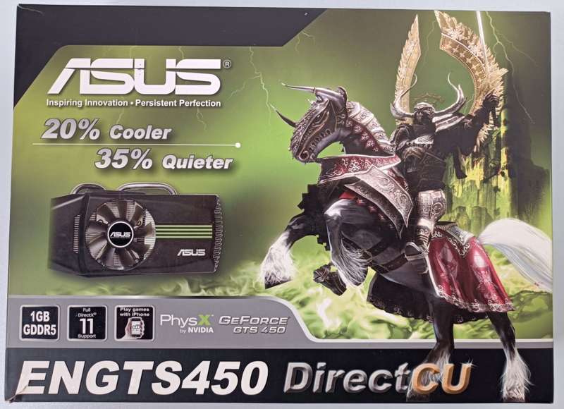 GeForce GTS 450 | 1GB GDDR5 | HDMI, VGA, DVI | In original box