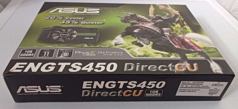 GeForce GTS 450 | 1GB GDDR5 | HDMI, VGA, DVI | In original box