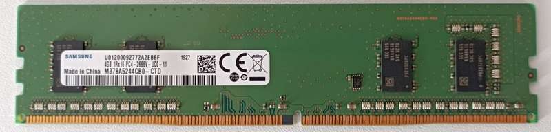 Samsung 4GB 1RX16 DDR4-2666 PC4-2666 RAM