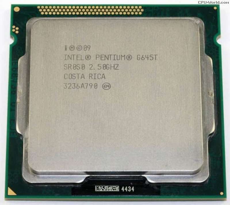 Intel Pentium G645T | 2 Cores | 2.5GHz | 3MB SmartCache | Socket 1155 | 35Watt