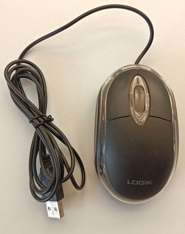 Dell Keyboard with two mice and mouse pad
