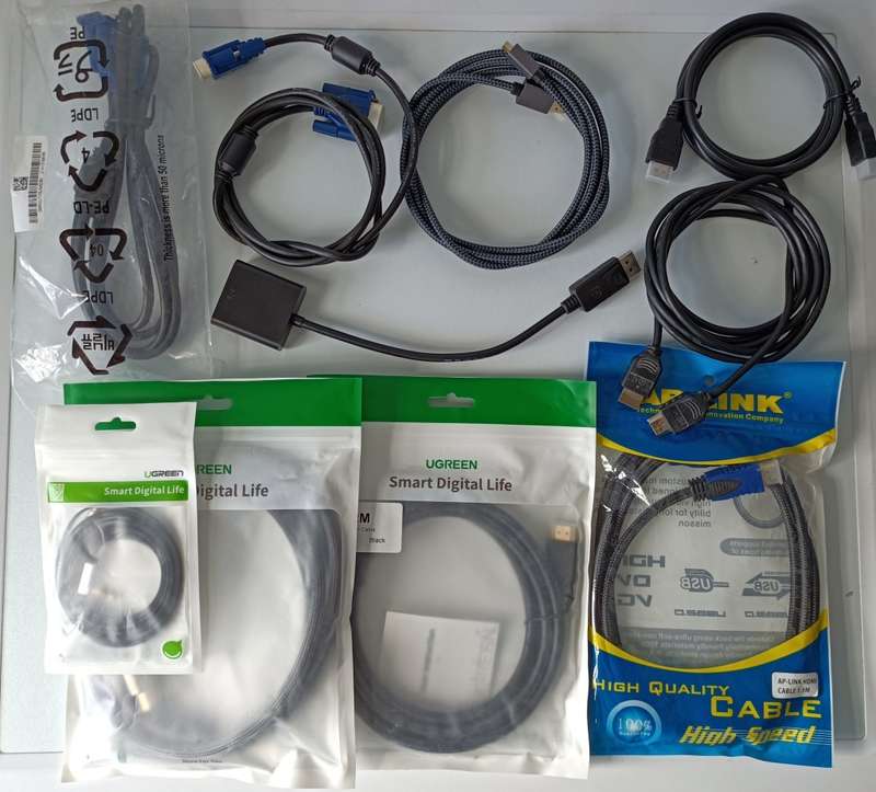Display cables | DisplayPort, HDMI, VGA, Micro-HDMI, DP to VGA