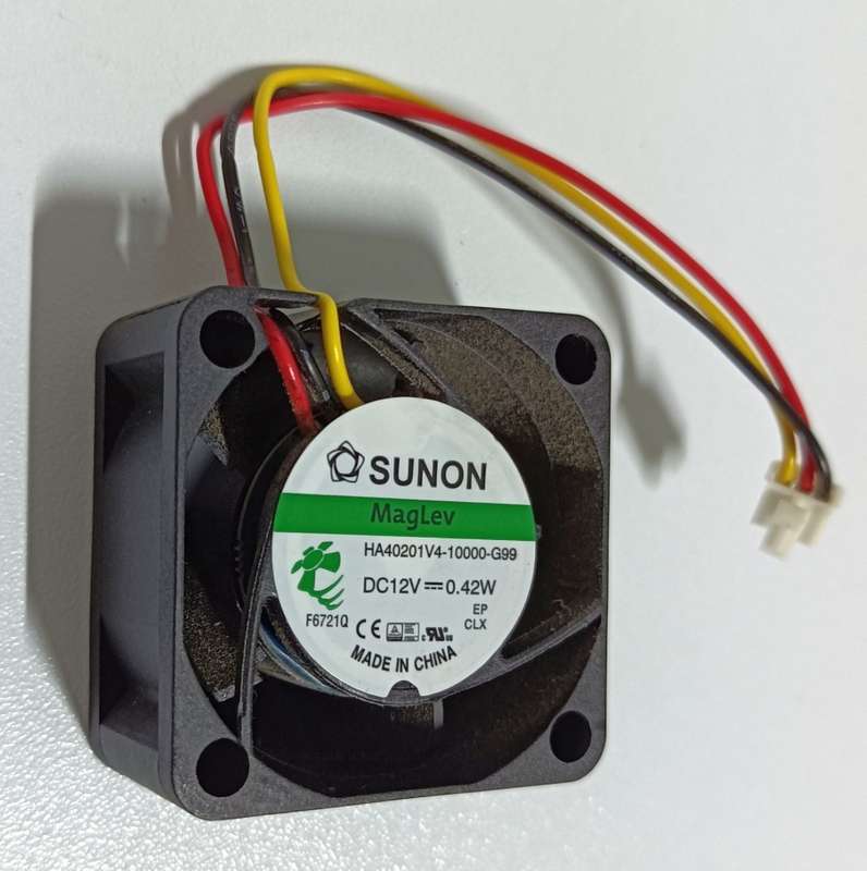 Sunon Maglev HA40201V4 | 40mm fan | 12V 0.42W | 3 pin