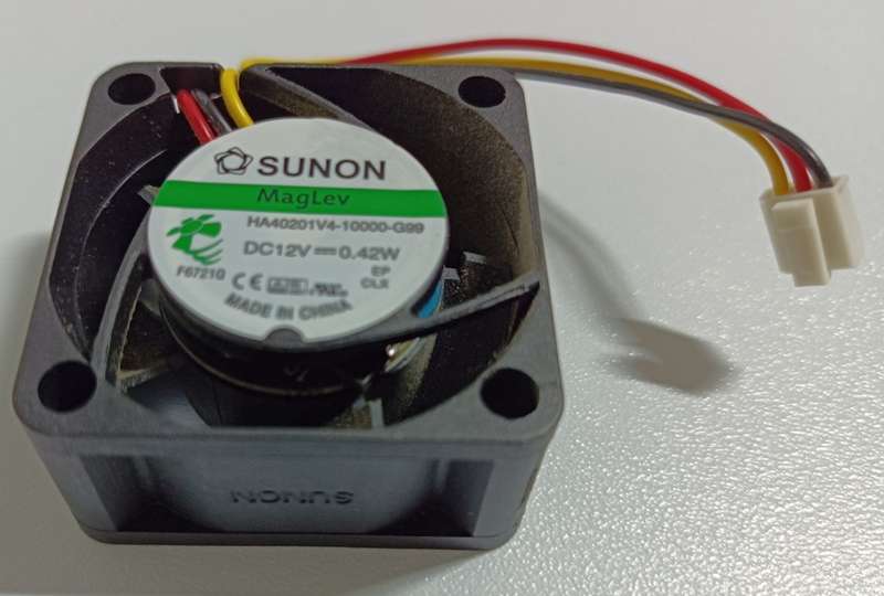 Sunon Maglev HA40201V4 | 40mm fan | 12V 0.42W | 3 pin