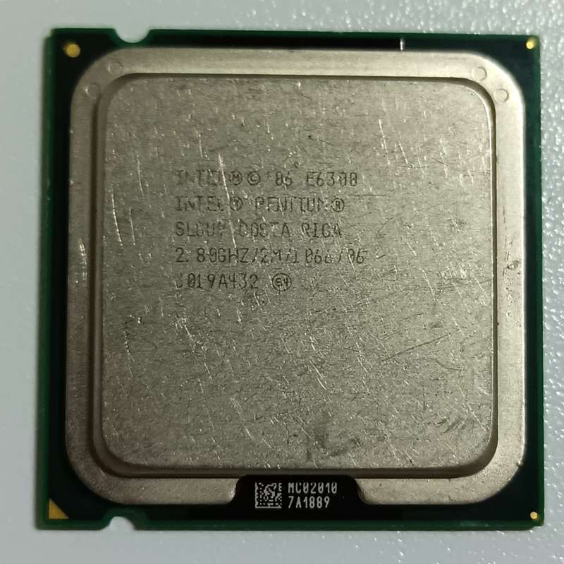 Intel Pentium Dual Core E6300 | 2M Cache | 2.8 GHz | 1066 MHz FSB | Overclocks very well