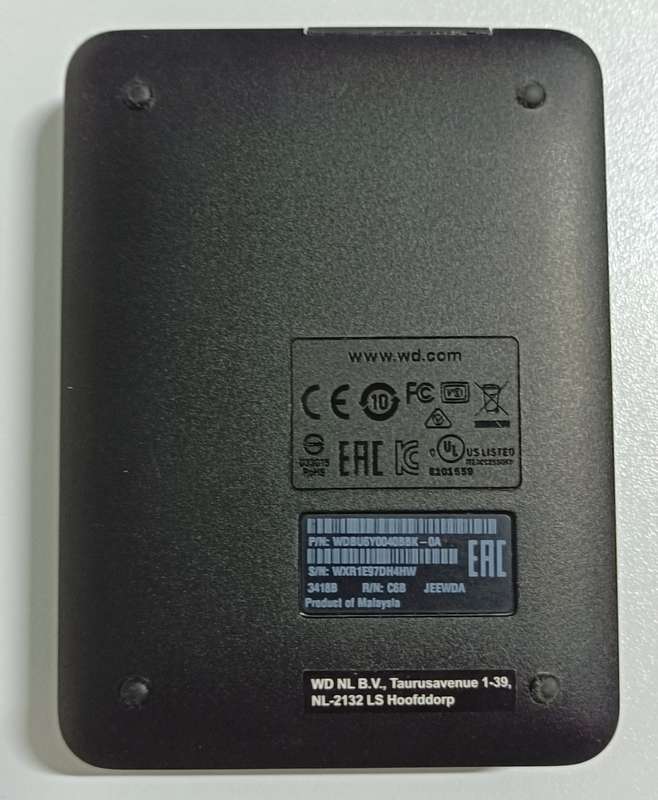 Problematic WD 4TB external drive