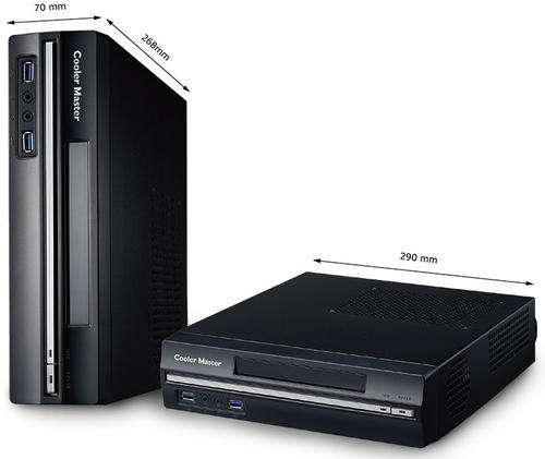 Media Centre PC | Super Small | AMD Dual Core CPU | Slim DVD Writer | Mini ITX Case