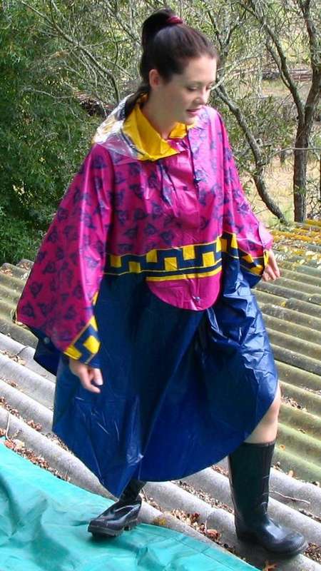 Jeantex PVC Poncho | Soft & Slippery Plastic | Hood