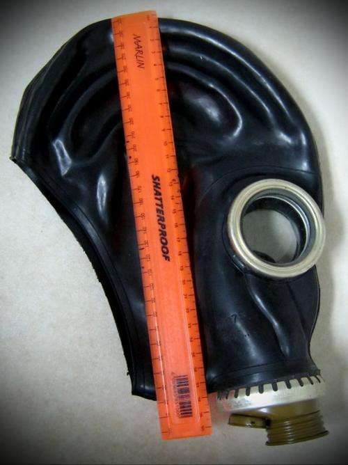rubber gas mask Russian