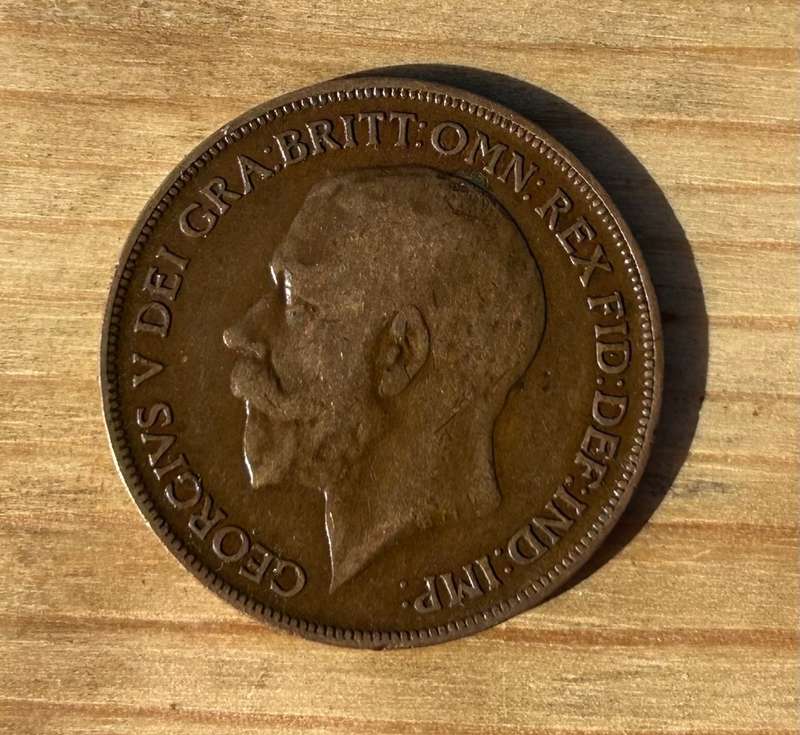 1920 British one penny