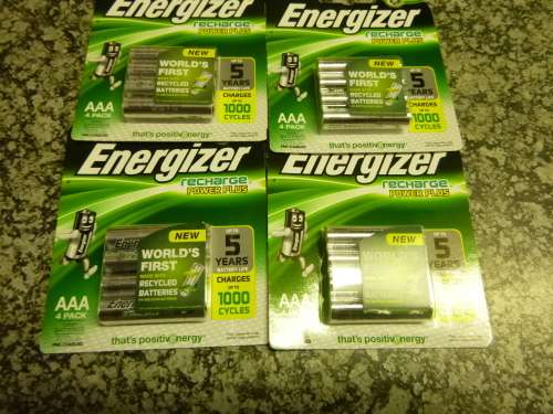 ENEGIZER RECHARGE POWER PLUS AAA BATTERIES