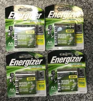 AA energizer recharge power plus batteries