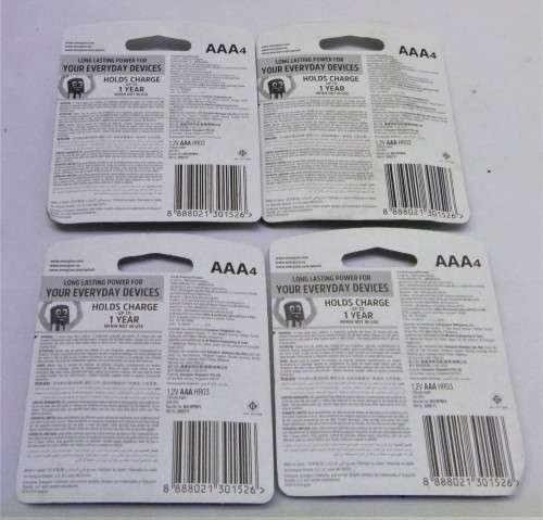 ENERGIZER AAA 700MAH BATTERIES