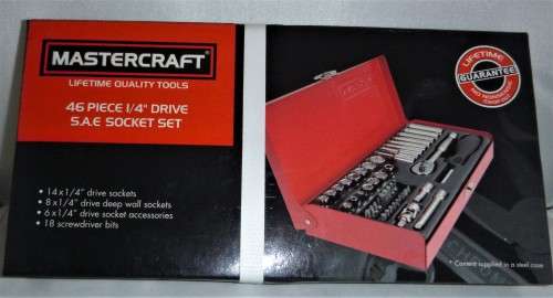 MASTER CRAFT 1/4  SOCKET SET