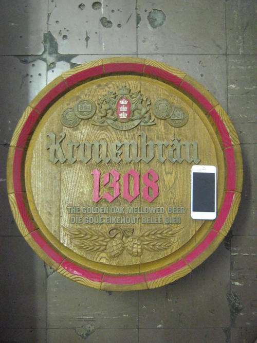 KRONENBRAU BEER SIGN POLYURETHANE