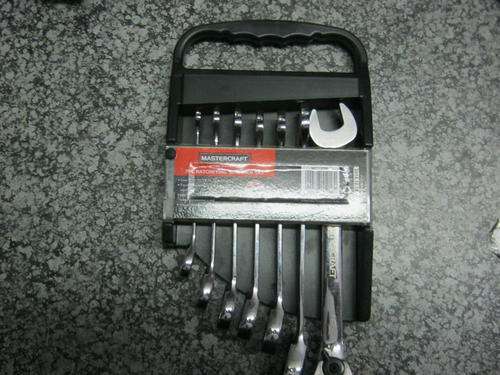 MASTERCRAFT 7PCE RATCHETING SPANNER SET