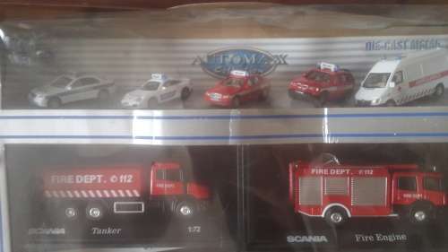 Automax 1.72 fire engine gift set