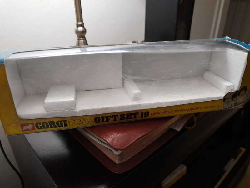 CORGI  reproduction window box gift set 19 with plinth  for sale