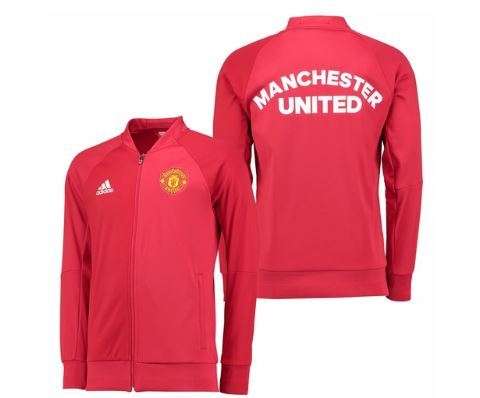 16-17 Manchester United Red Anthem Jacket - Medium