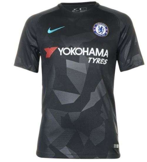 17-18 Chelsea Away Jersey Grey - Large
