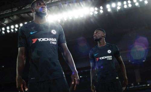 17-18 Chelsea Away Jersey Grey - Large
