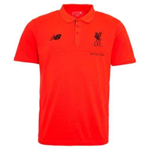 16-17 Liverpool Polo Golf Shirt Red - Large