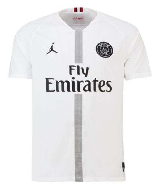 18-19 PSG Away Jersey White Air Jordan - Large
