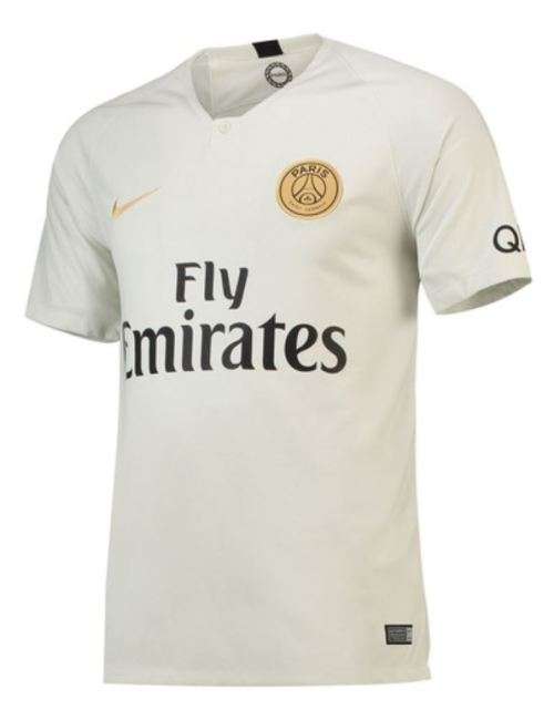 18-19 PSG Cream Away Jersey - Large