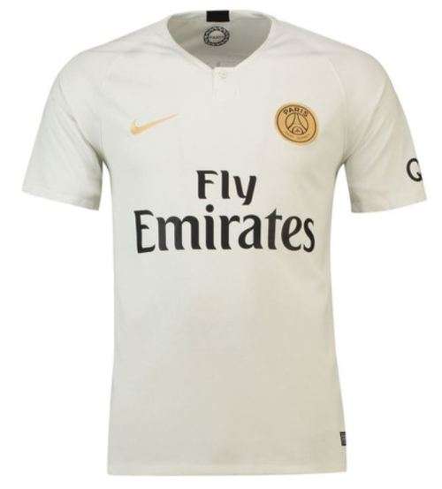 18-19 PSG Cream Away Jersey - Large