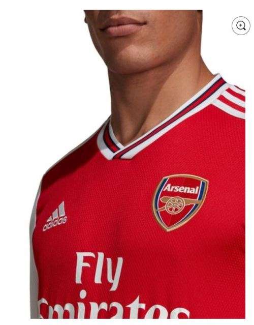 19-20 Arsenal Home Jersey Red/White - Large