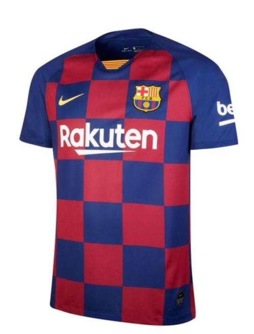 19-20 Barcelona Home Jersey Blue/Red - Large