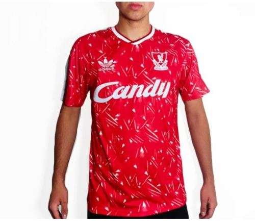 89-90 Liverpool Home Jersey Red - XLarge (Retro)