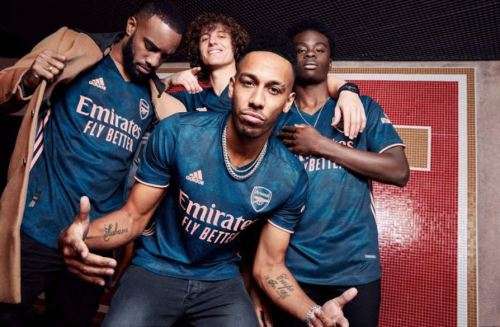 20-21 Arsenal Away Jersey Blue - Large