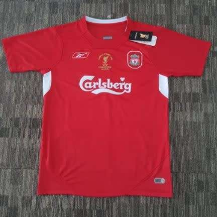 04-05 Liverpool Home Jersey Red - Large (Retro)