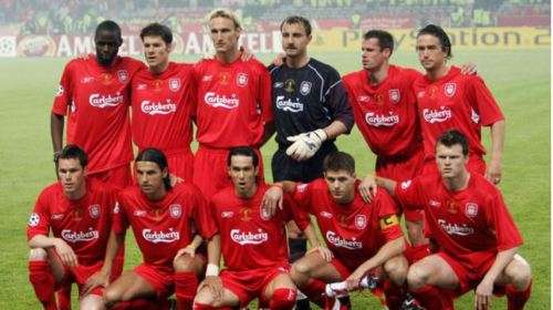 04-05 Liverpool Home Jersey Red - Large (Retro)