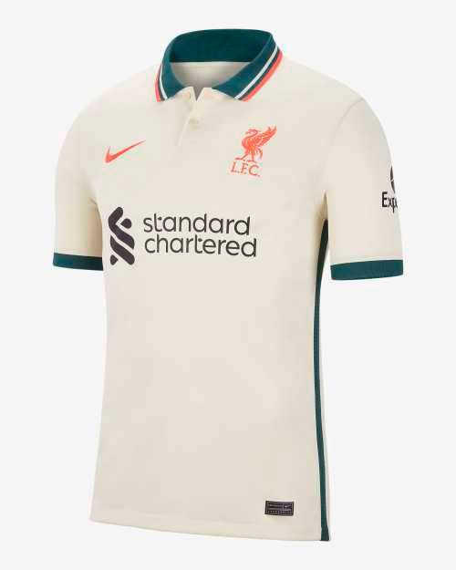 21-22 Liverpool Away Jersey Cream - Large
