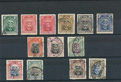 SOUTHERN RHODESIA. Admirals and Field Marshalls x 53