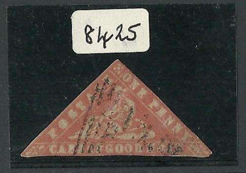 COGH WOOD-BLOCK 1D VERMILLION - RARE AND CERTIFIED by DAVID BRANDON