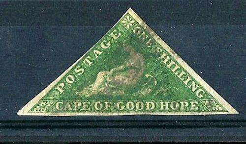 CAPE TRIANGLE 1 SHILLING - USED