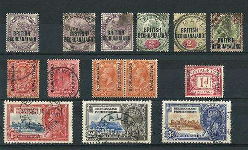 BRITISH BECHUANALAND SELECTION - MINT and USED.